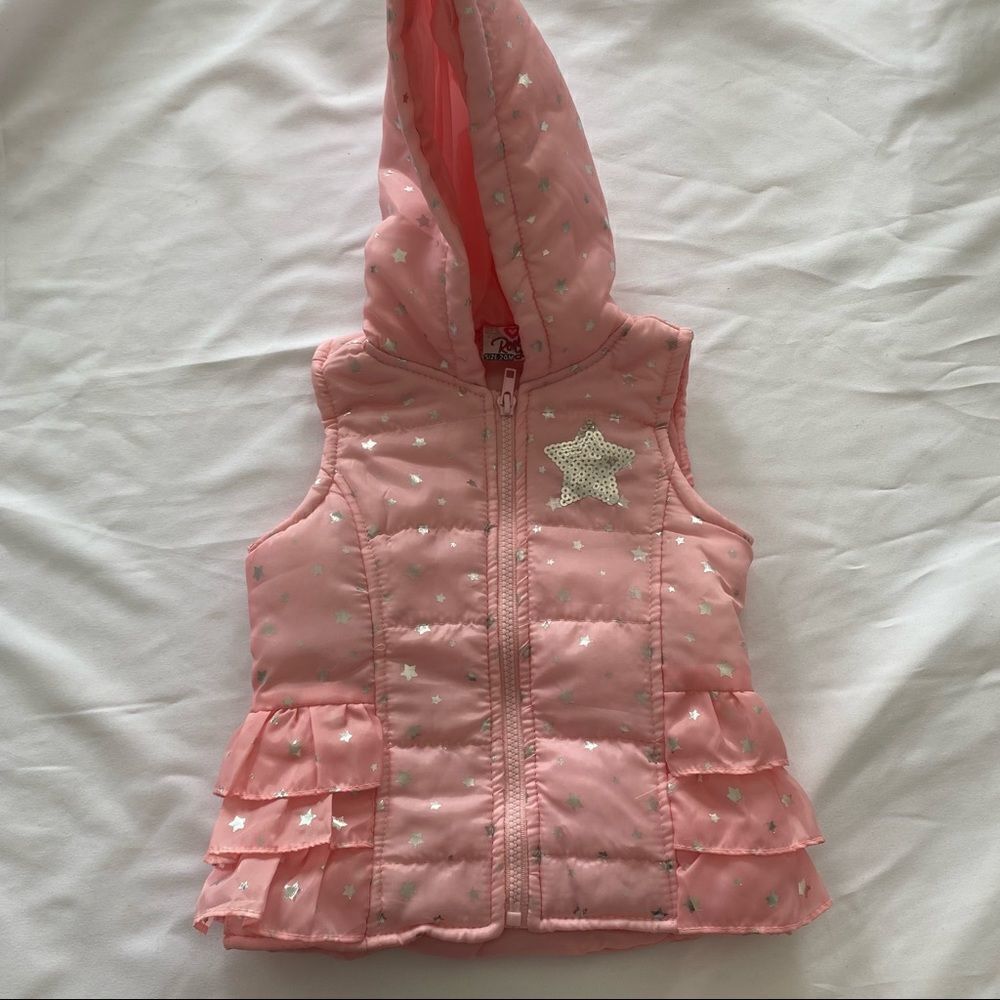 Real Love Girls’ Hoodie Puffer Vest